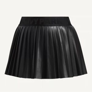 IVY PARK IVY NOIR PLEATHER PLEATED SKIRT SIZE XL